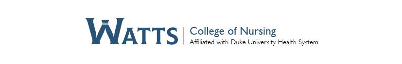 Watts College of Nursing logo