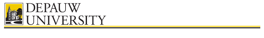 DePauw University logo
